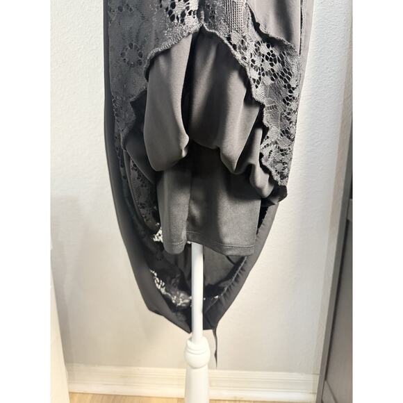 GUESS Dress Women's Maxi‎ Black Lace inset Boho, Romantic Spaghetti Strap Med - Picture 13 of 13